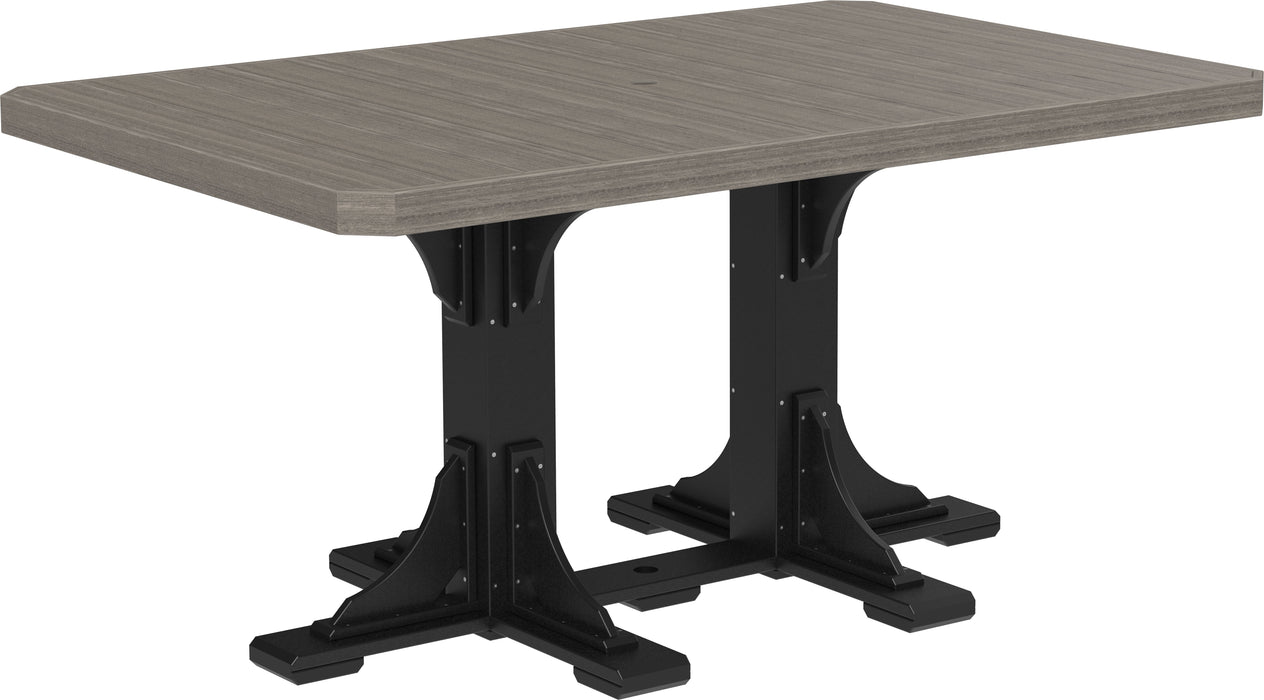 LuxCraft Recycled Plastic 4x6' Rectangular Table (COUNTER HEIGHT)