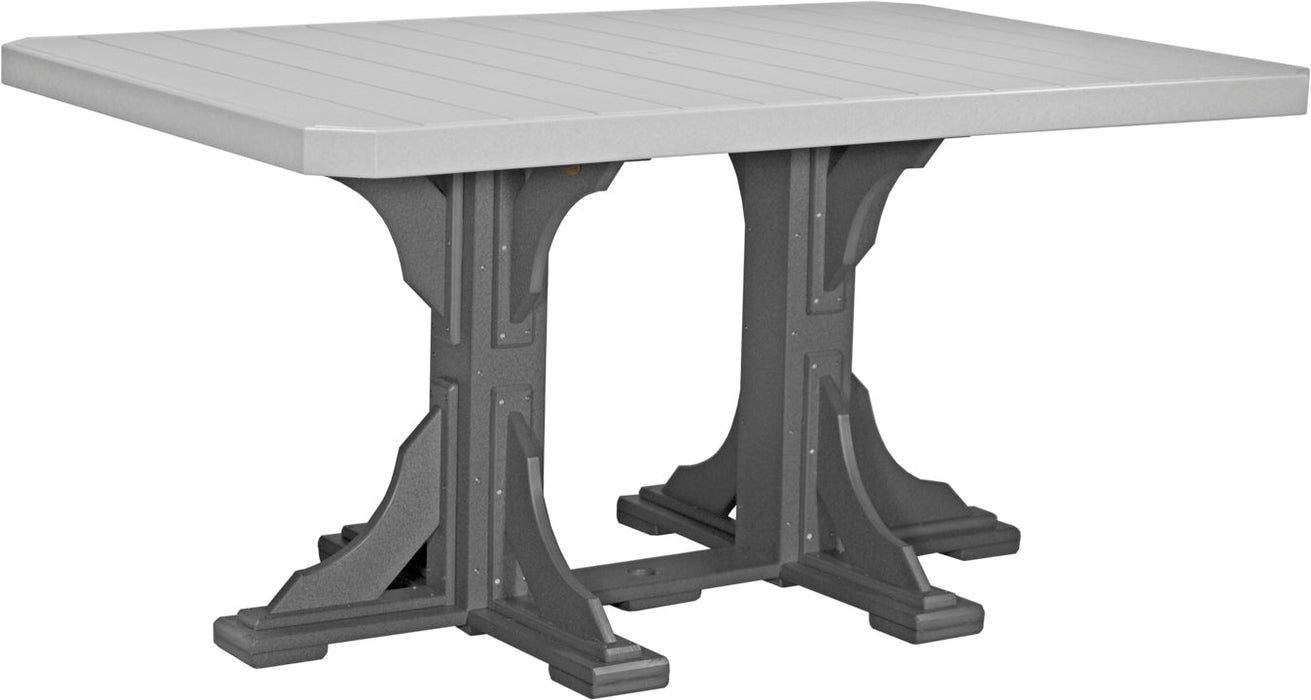 LuxCraft Recycled Plastic 4x6' Rectangular Table (COUNTER HEIGHT)