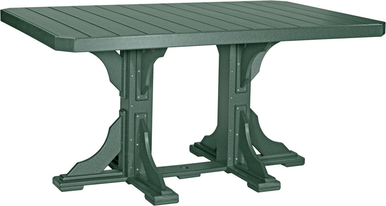 LuxCraft Recycled Plastic 4x6' Rectangular Table (COUNTER HEIGHT)