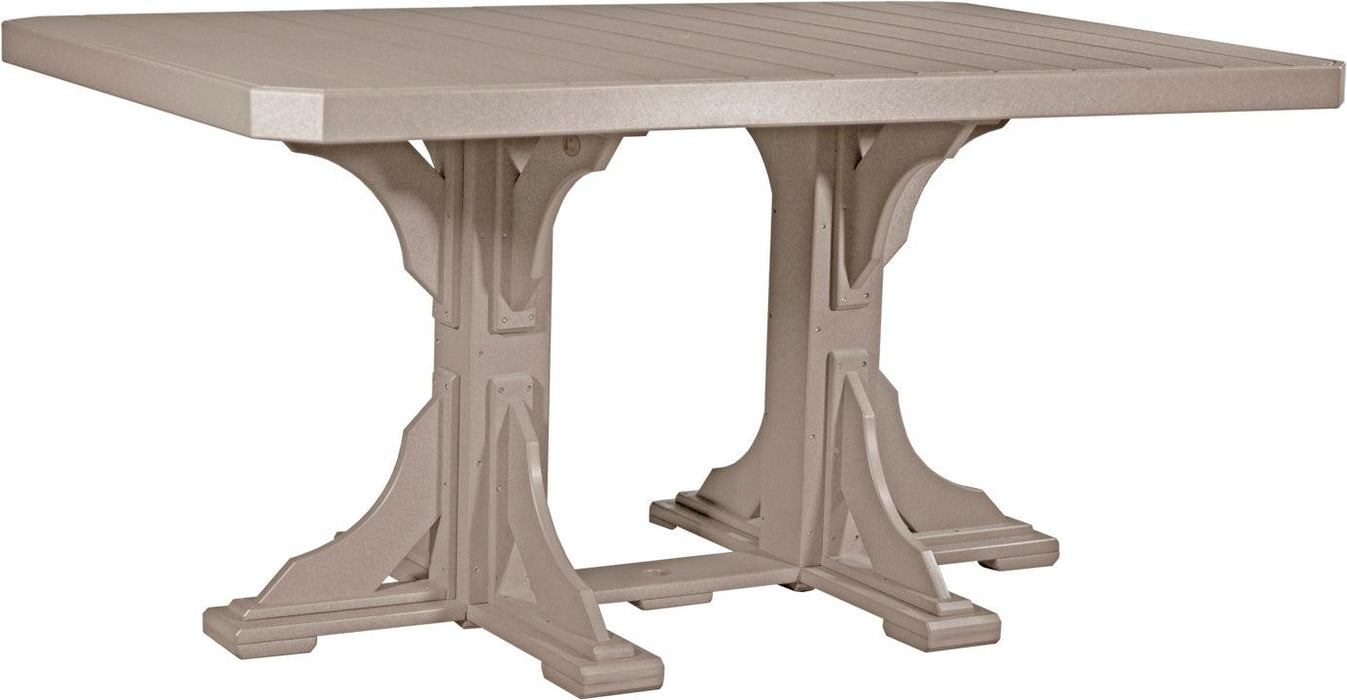 LuxCraft Recycled Plastic 4x6' Rectangular Table (COUNTER HEIGHT)