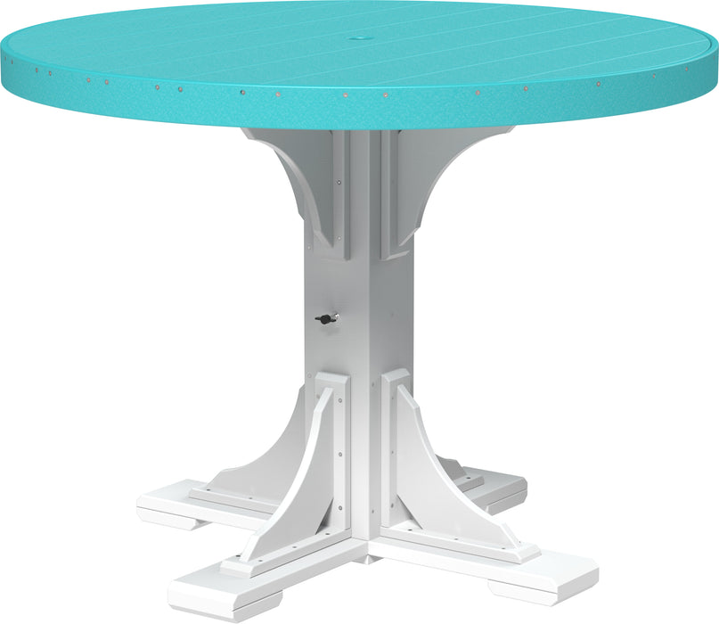 LuxCraft Recycled Plastic 4' Round Table (COUNTER HEIGHT)