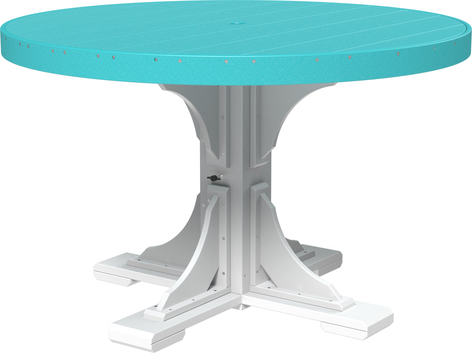 Luxcraft Recycled Plastic 4' Round Table (DINING HEIGHT)