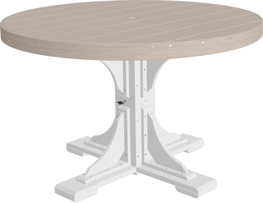Luxcraft Recycled Plastic 4' Round Table (DINING HEIGHT)