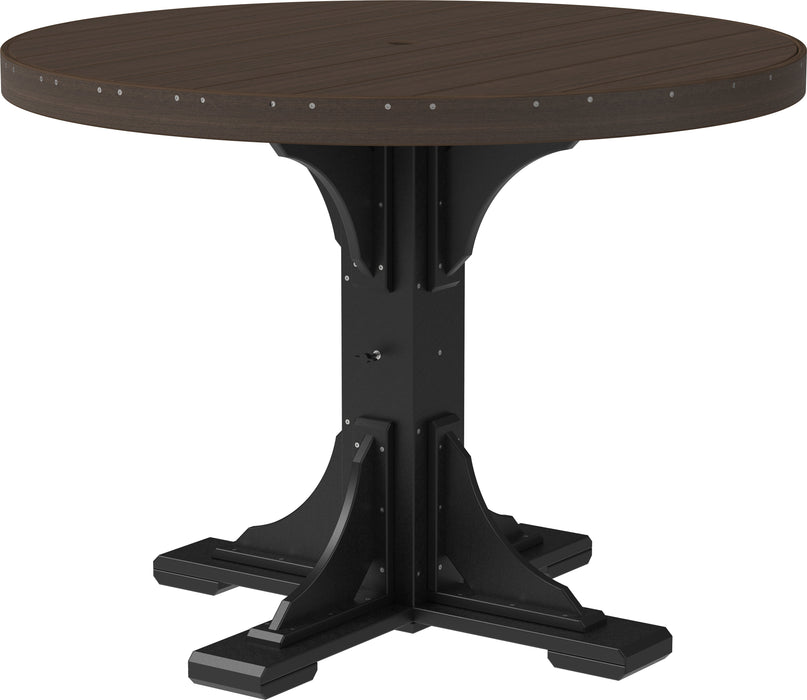 LuxCraft Recycled Plastic 4' Round Table (COUNTER HEIGHT)