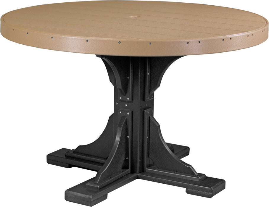 Luxcraft Recycled Plastic 4' Round Table (DINING HEIGHT)
