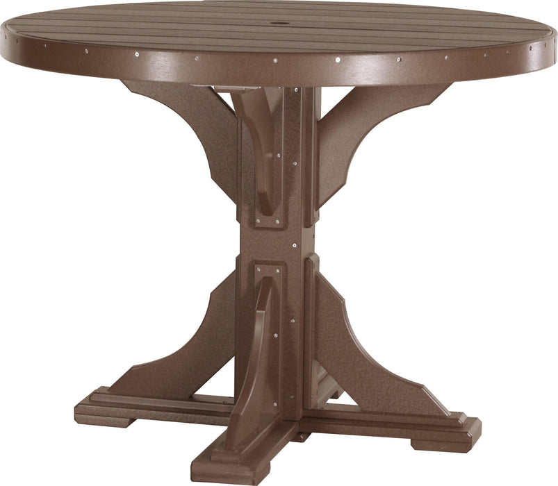 LuxCraft Recycled Plastic 4' Round Table (COUNTER HEIGHT)