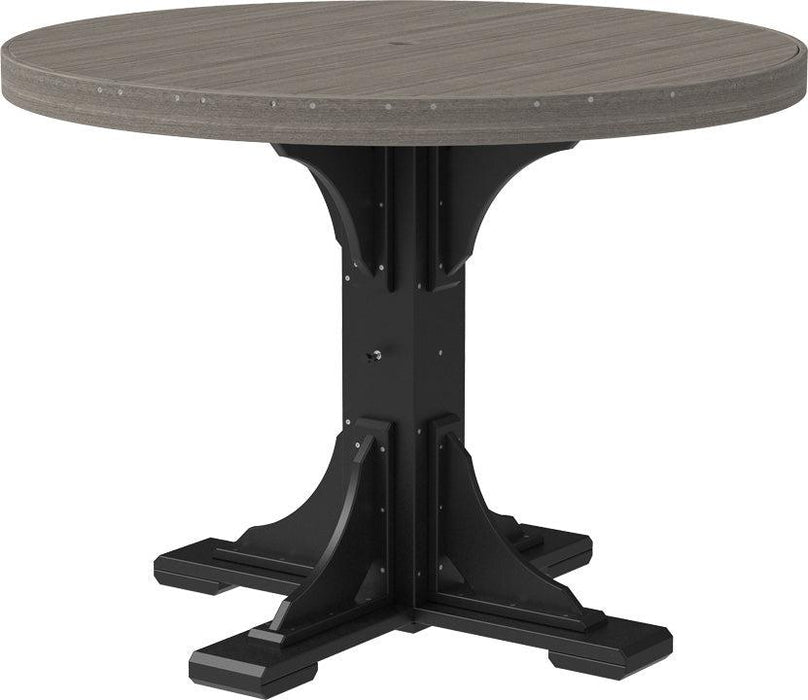 LuxCraft Recycled Plastic 4' Round Table (COUNTER HEIGHT)