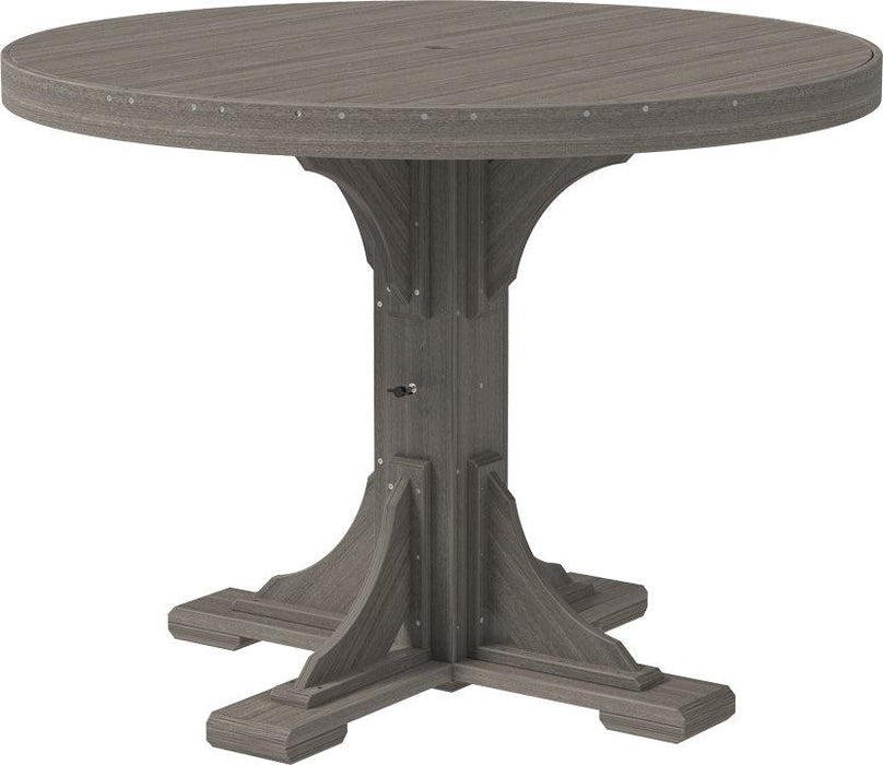 LuxCraft Recycled Plastic 4' Round Table (COUNTER HEIGHT)