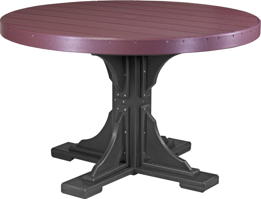 Luxcraft Recycled Plastic 4' Round Table (DINING HEIGHT)