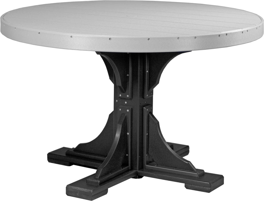 Luxcraft Recycled Plastic 4' Round Table (DINING HEIGHT)