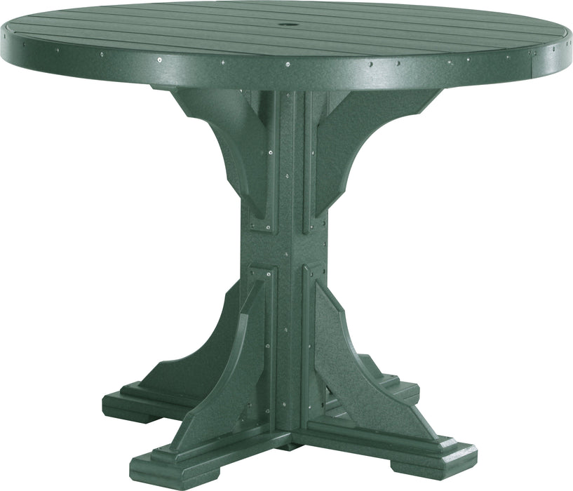 LuxCraft Recycled Plastic 4' Round Table (COUNTER HEIGHT)