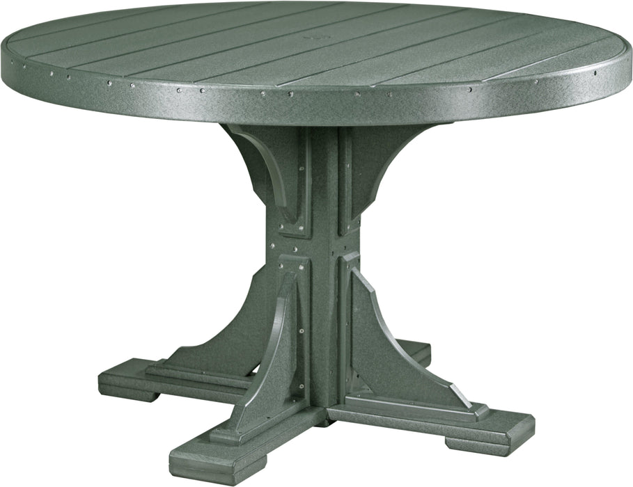 Luxcraft Recycled Plastic 4' Round Table (DINING HEIGHT)