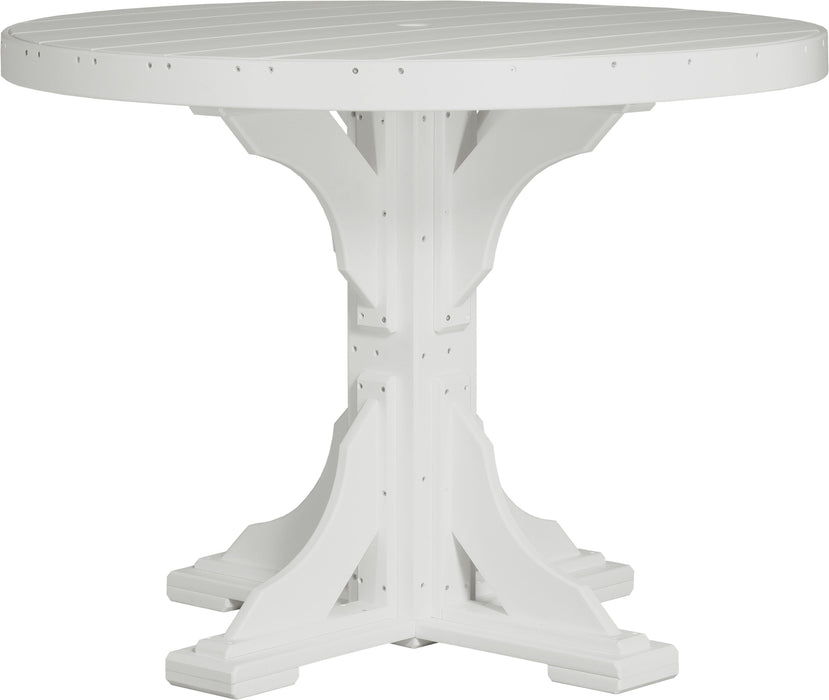 LuxCraft Recycled Plastic 4' Round Table (COUNTER HEIGHT)