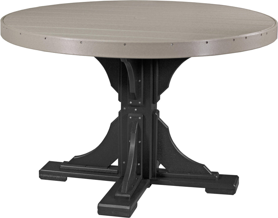 Luxcraft Recycled Plastic 4' Round Table (DINING HEIGHT)