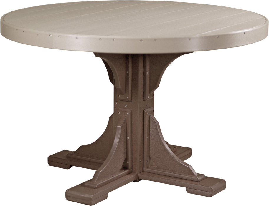 Luxcraft Recycled Plastic 4' Round Table (DINING HEIGHT)