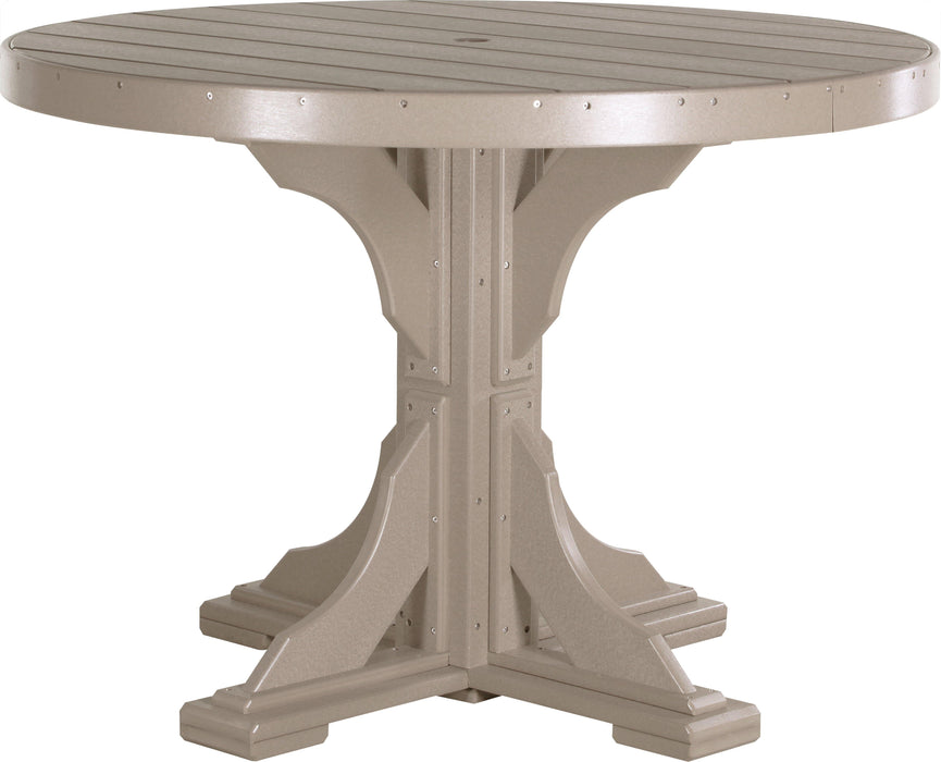 Luxcraft Recycled Plastic 4' Round Table (DINING HEIGHT)