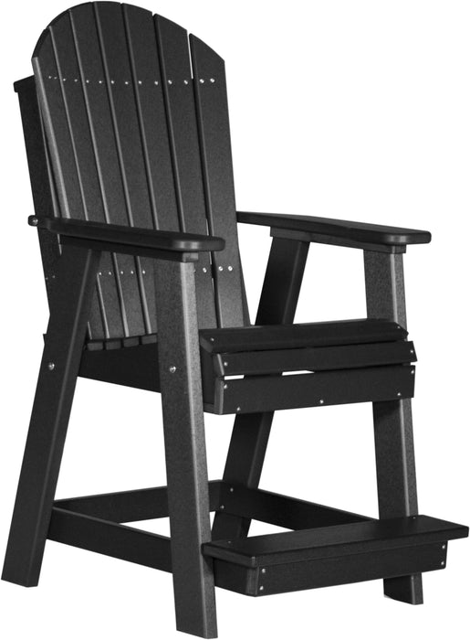 LuxCraft Counter Height Recycled Plastic Adirondack Balcony Chair (COUNTER HEIGHT)