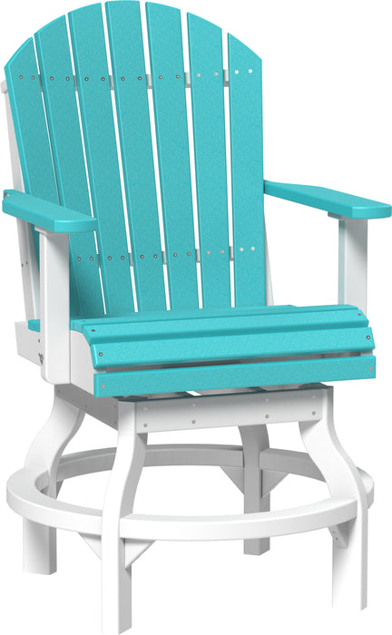 LuxCraft Recycled Plastic Adirondack Swivel Chair (COUNTER HEIGHT)