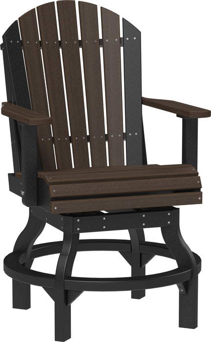 LuxCraft Recycled Plastic Adirondack Swivel Chair (COUNTER HEIGHT)