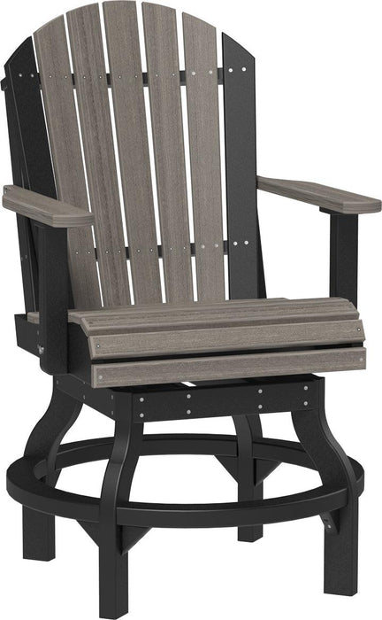 LuxCraft Recycled Plastic Adirondack Swivel Chair (COUNTER HEIGHT)