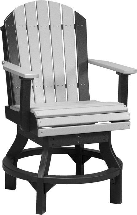 LuxCraft Recycled Plastic Adirondack Swivel Chair (COUNTER HEIGHT)