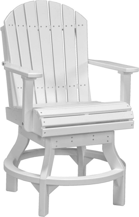 LuxCraft Recycled Plastic Adirondack Swivel Chair (COUNTER HEIGHT)