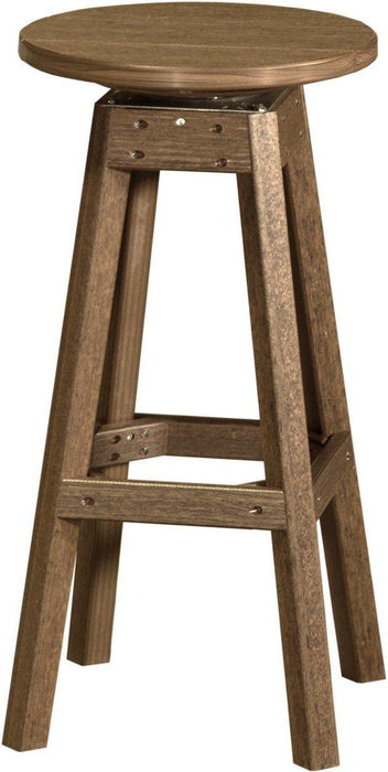 LuxCraft Recycled Plastic Bar Stool