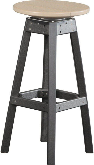 LuxCraft Recycled Plastic Bar Stool