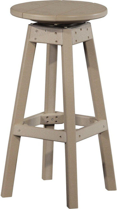 LuxCraft Recycled Plastic Bar Stool