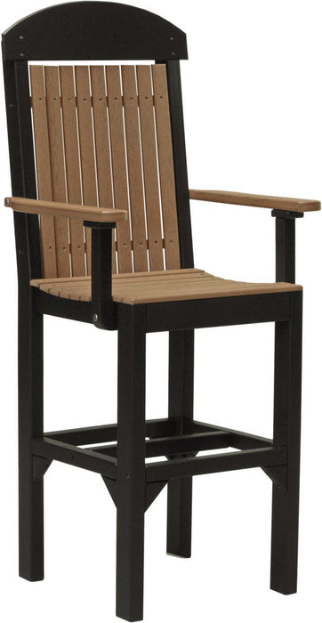 LuxCraft Recycled Plastic Classic Arm Chair (BAR HEIGHT)
