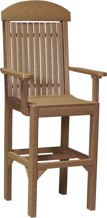 LuxCraft Recycled Plastic Classic Arm Chair (BAR HEIGHT)