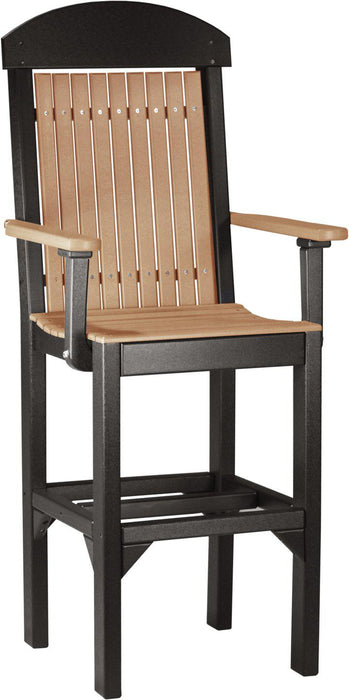 LuxCraft Recycled Plastic Classic Arm Chair (BAR HEIGHT)