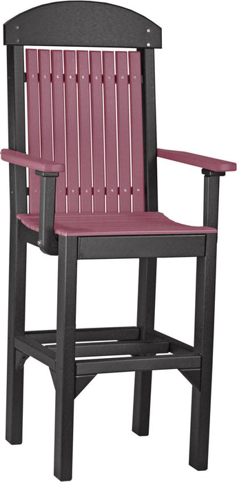 LuxCraft Recycled Plastic Classic Arm Chair (BAR HEIGHT)