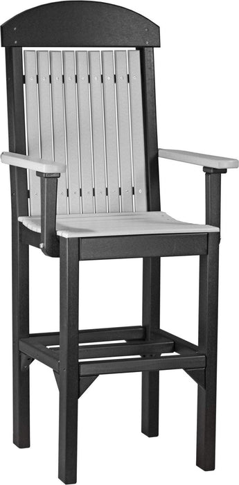 LuxCraft Recycled Plastic Classic Arm Chair (BAR HEIGHT)
