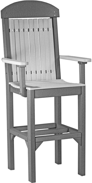 LuxCraft Recycled Plastic Classic Arm Chair (BAR HEIGHT)