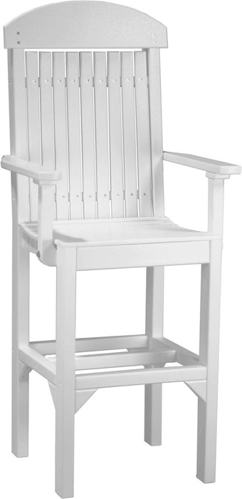 LuxCraft Recycled Plastic Classic Arm Chair (BAR HEIGHT)