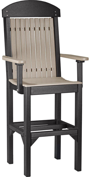 LuxCraft Recycled Plastic Classic Arm Chair (BAR HEIGHT)