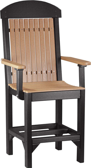 LuxCraft Recycled Plastic Classic Arm Chair (COUNTER HEIGHT)
