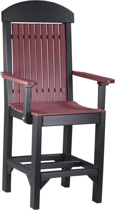 LuxCraft Recycled Plastic Classic Arm Chair (COUNTER HEIGHT)