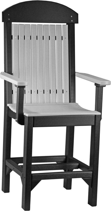 LuxCraft Recycled Plastic Classic Arm Chair (COUNTER HEIGHT)