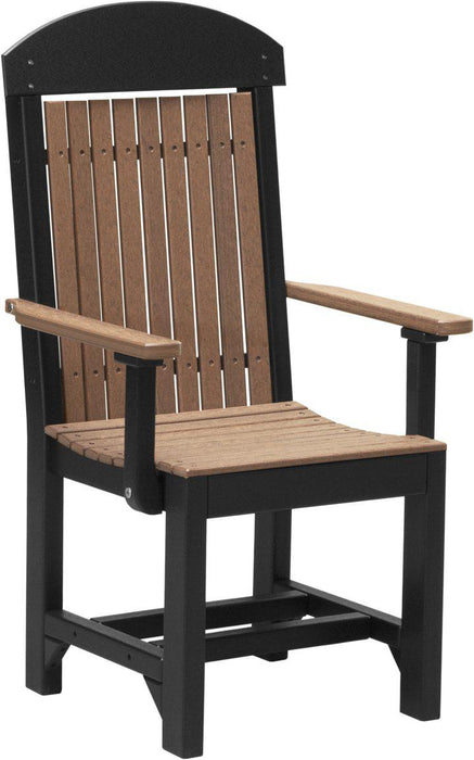 LuxCraft Recycled Plastic Classic Arm Chair (DINING HEIGHT)