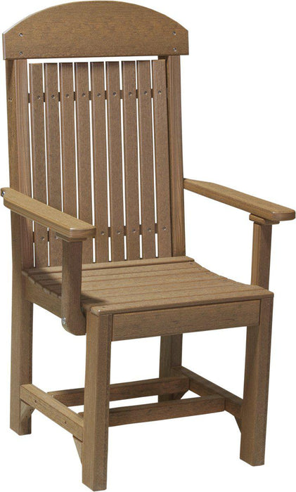 LuxCraft Recycled Plastic Classic Arm Chair (DINING HEIGHT)