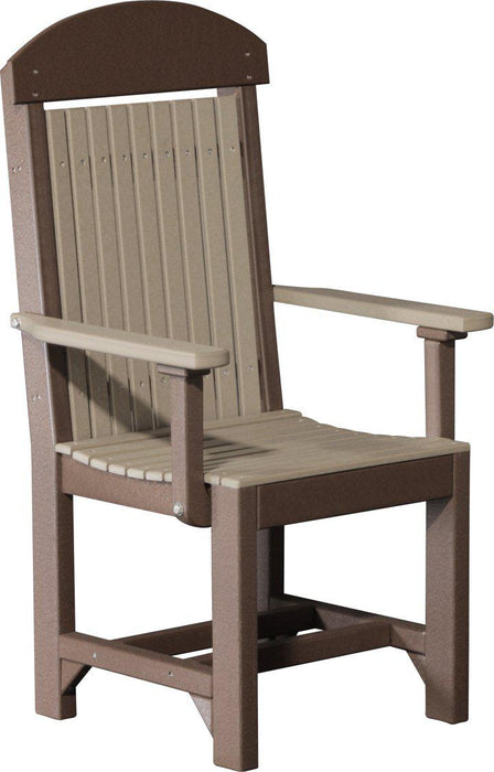 LuxCraft Recycled Plastic Classic Arm Chair (DINING HEIGHT)