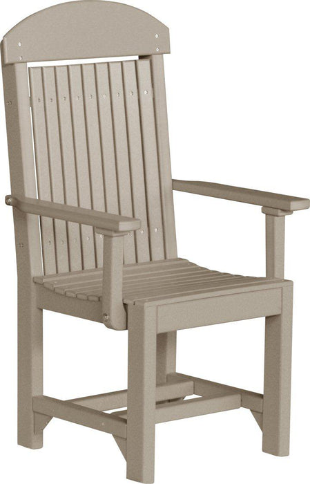 LuxCraft Recycled Plastic Classic Arm Chair (DINING HEIGHT)