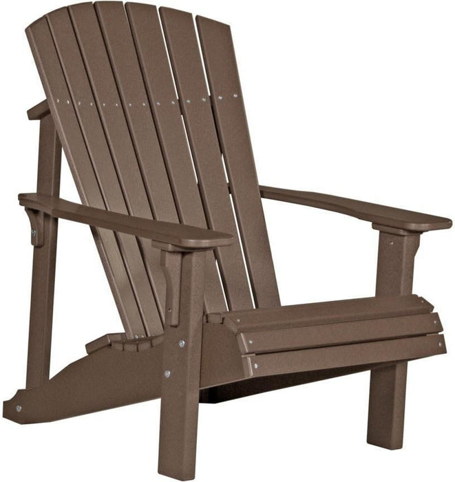 LuxCraft Recycled Plastic Deluxe Adirondack Chair