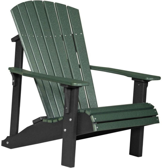 LuxCraft Recycled Plastic Deluxe Adirondack Chair