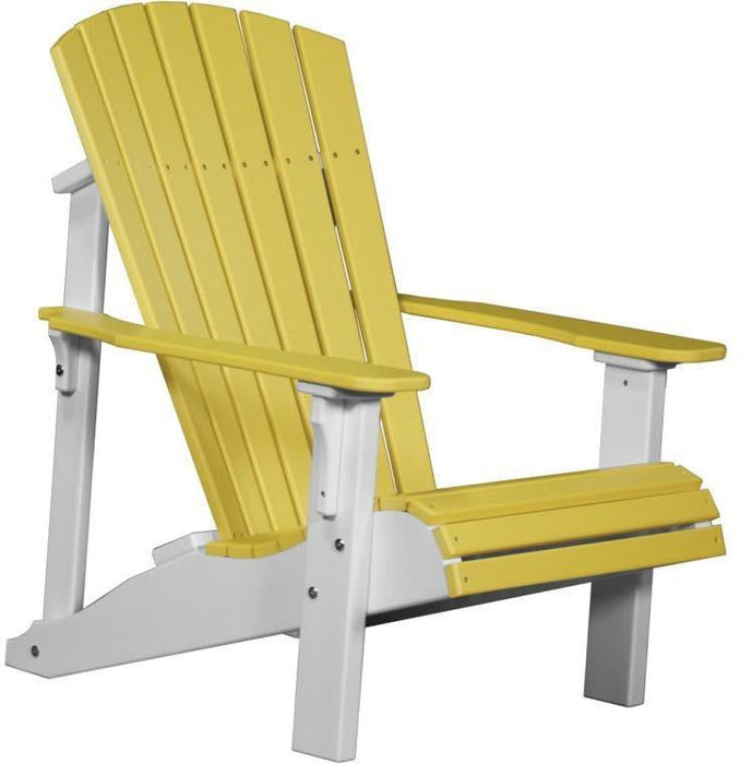 LuxCraft Recycled Plastic Deluxe Adirondack Chair