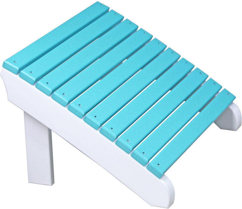 LuxCraft Recycled Plastic Deluxe Adirondack Footrest