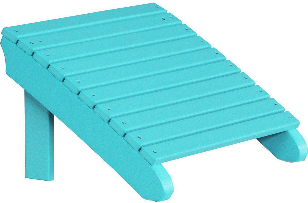 LuxCraft Recycled Plastic Deluxe Adirondack Footrest