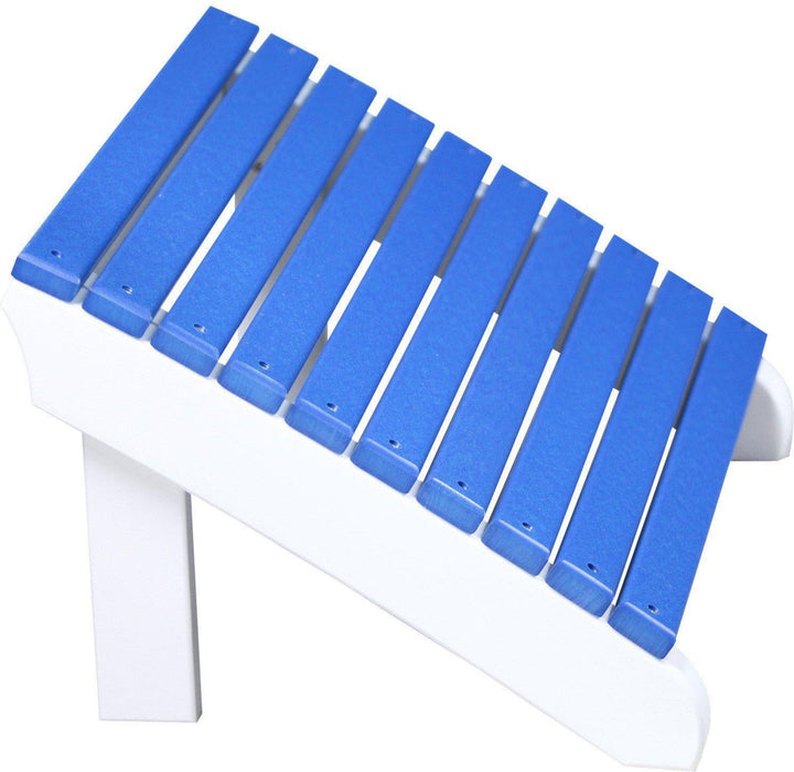LuxCraft Recycled Plastic Deluxe Adirondack Footrest